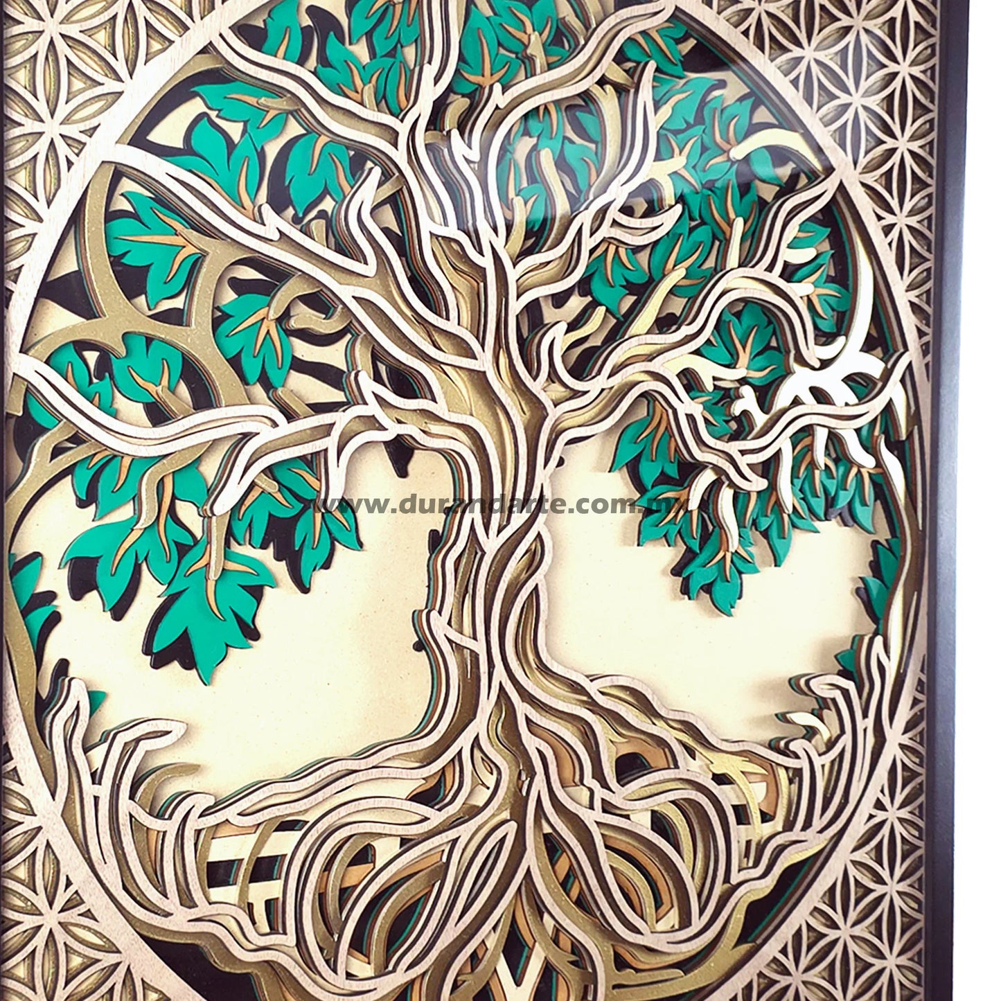 Cuadro 3D - Árbol de la Vida