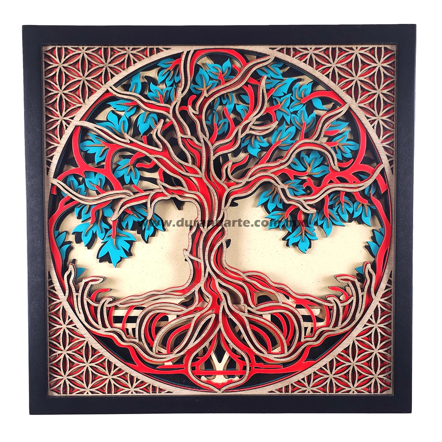 Cuadro 3D - Árbol de la Vida