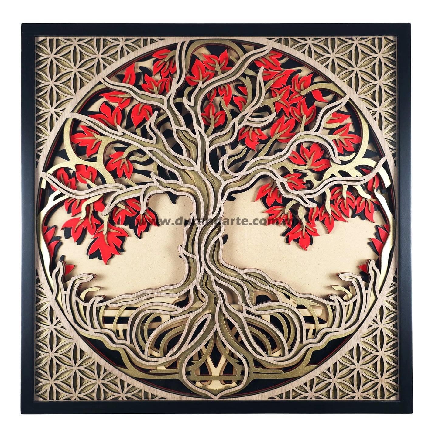 Cuadro 3D - Árbol de la Vida