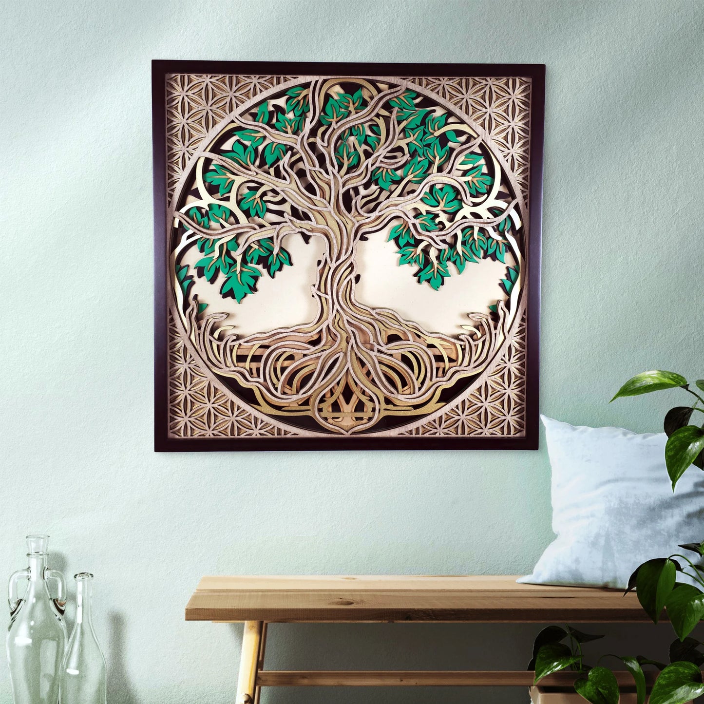 Cuadro 3D - Árbol de la Vida