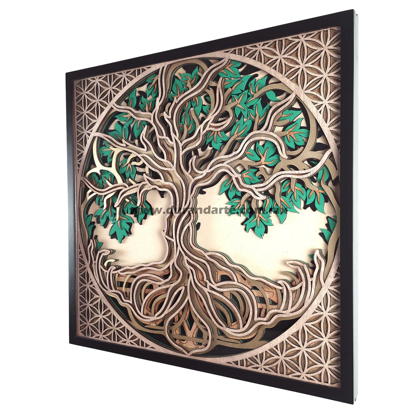 Cuadro 3D - Árbol de la Vida