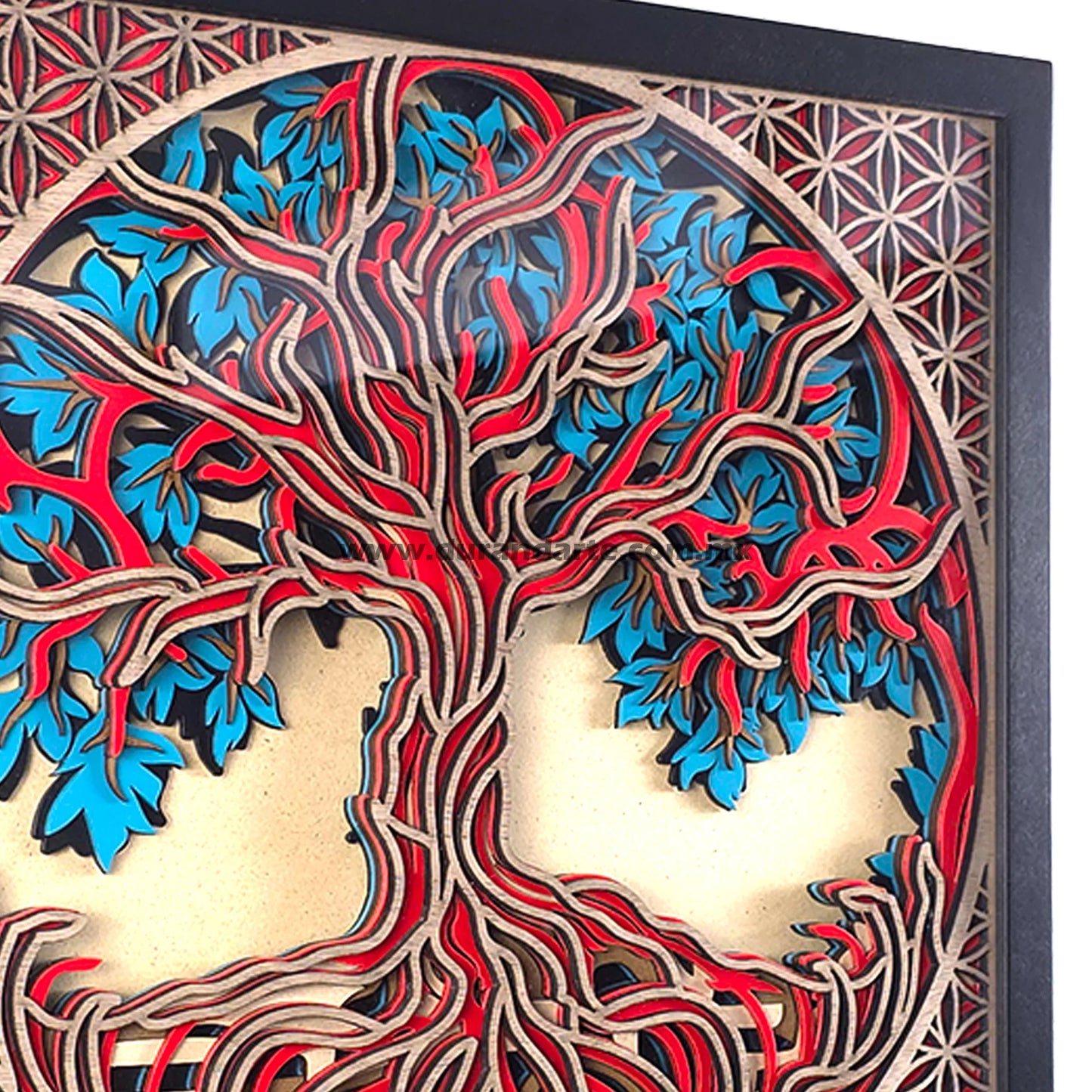 Cuadro 3D - Árbol de la Vida