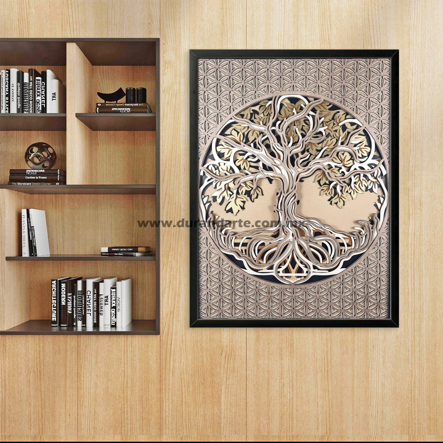 Cuadro 3D - Árbol de la Vida