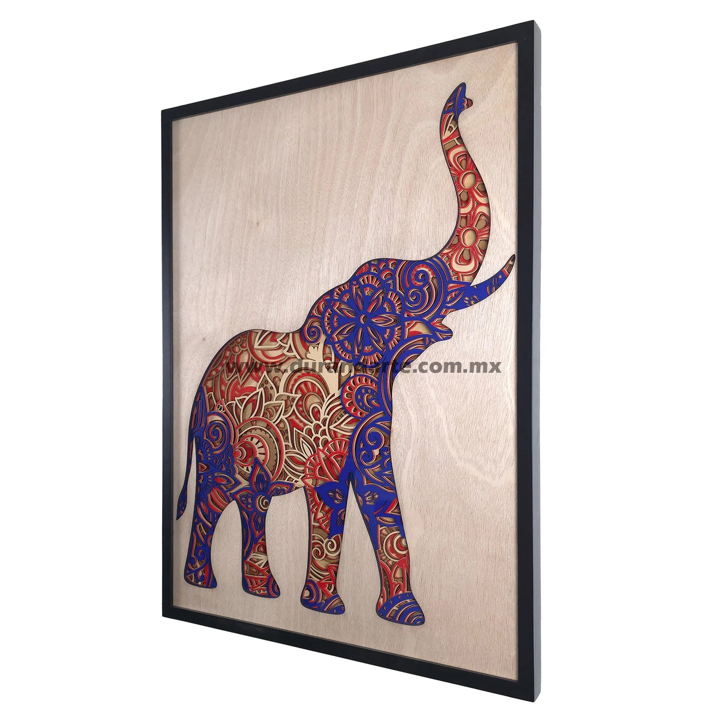 Cuadro 3D - Elefante de la Suerte