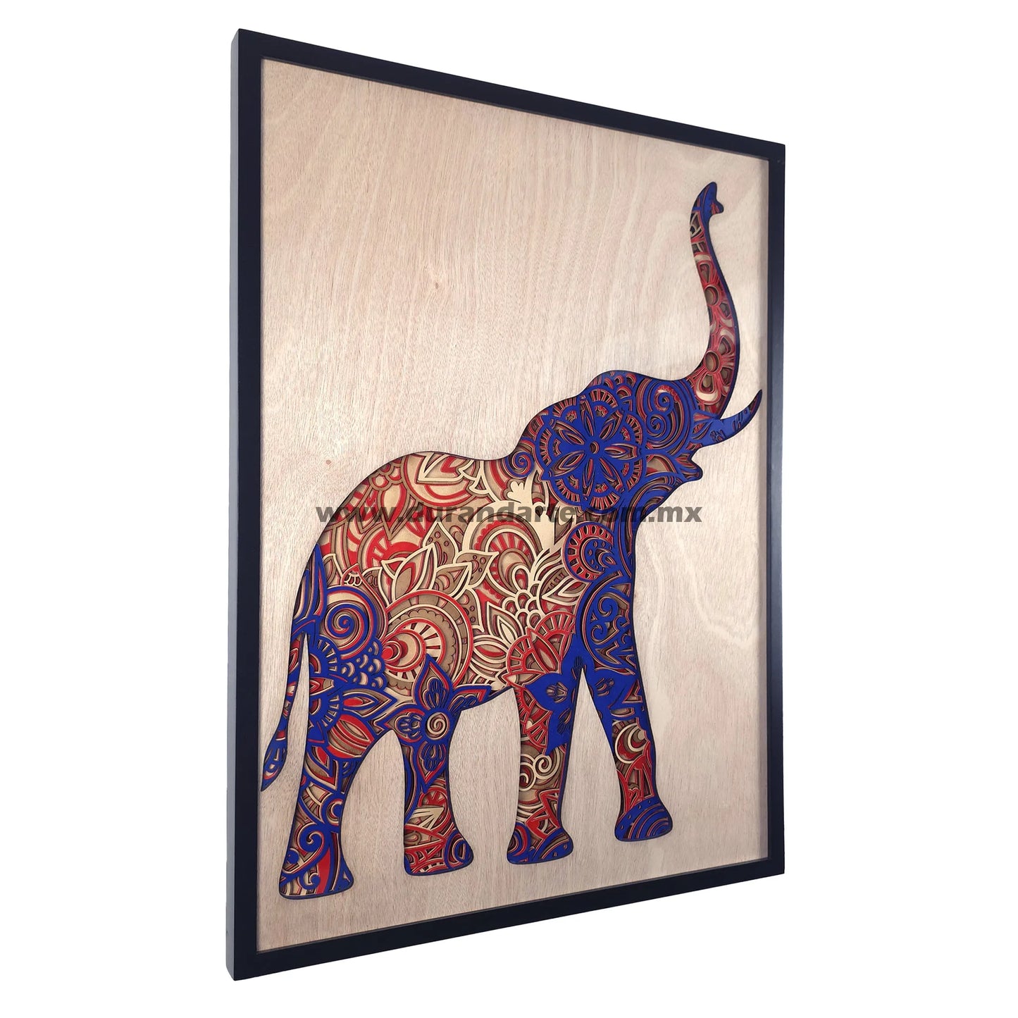 Cuadro 3D - Elefante de la Suerte